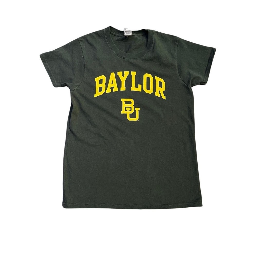 Gildan Baylor Bears University Green Crewneck Shirt Size Men Small